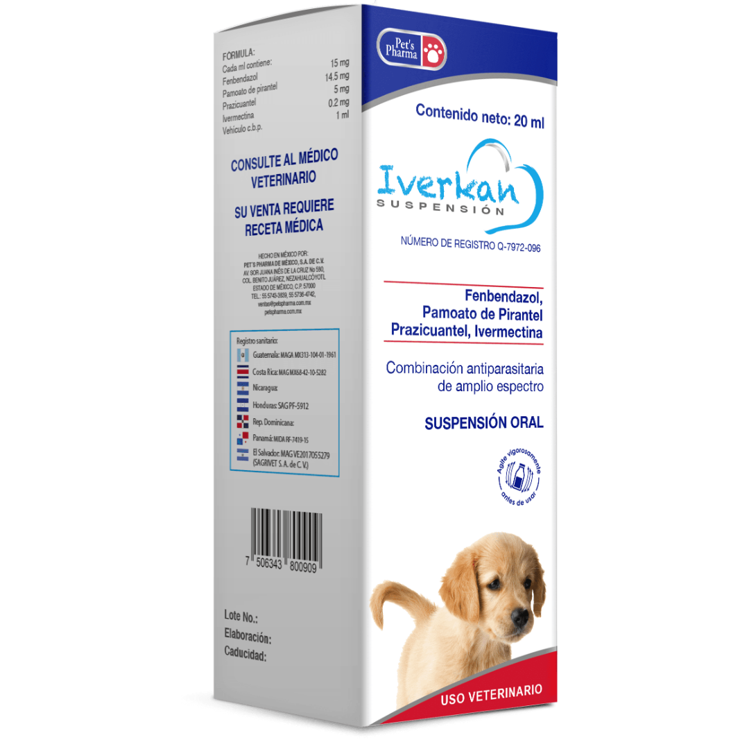 Iverkan Suspensión - Pet's Pharma Iverkan Suspensión - Pet's Pharma